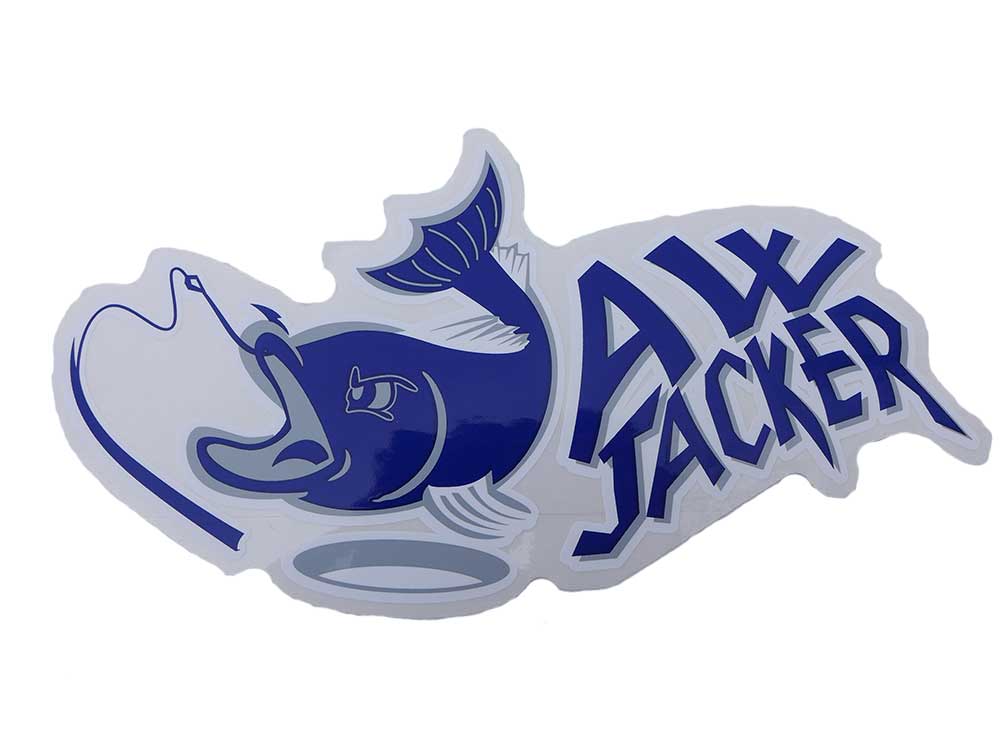 New JawJacker Logo Sticker – Jaw Jacker Fishing
